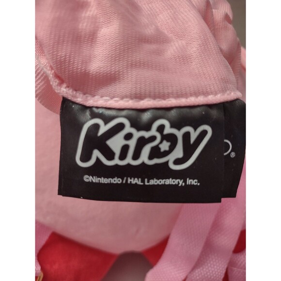 NWOT Kirby Plush 12” Plush Backpack by Bioworld Pink Two Straps Bag - Picture 8 of 12